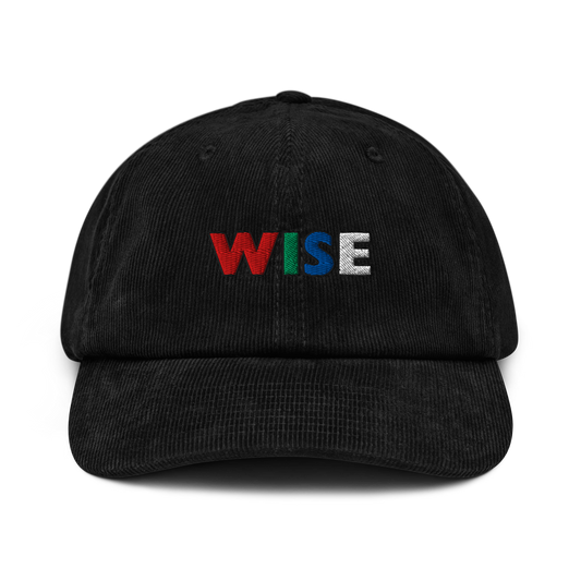 WISE LETTERED CORDORUY HAT