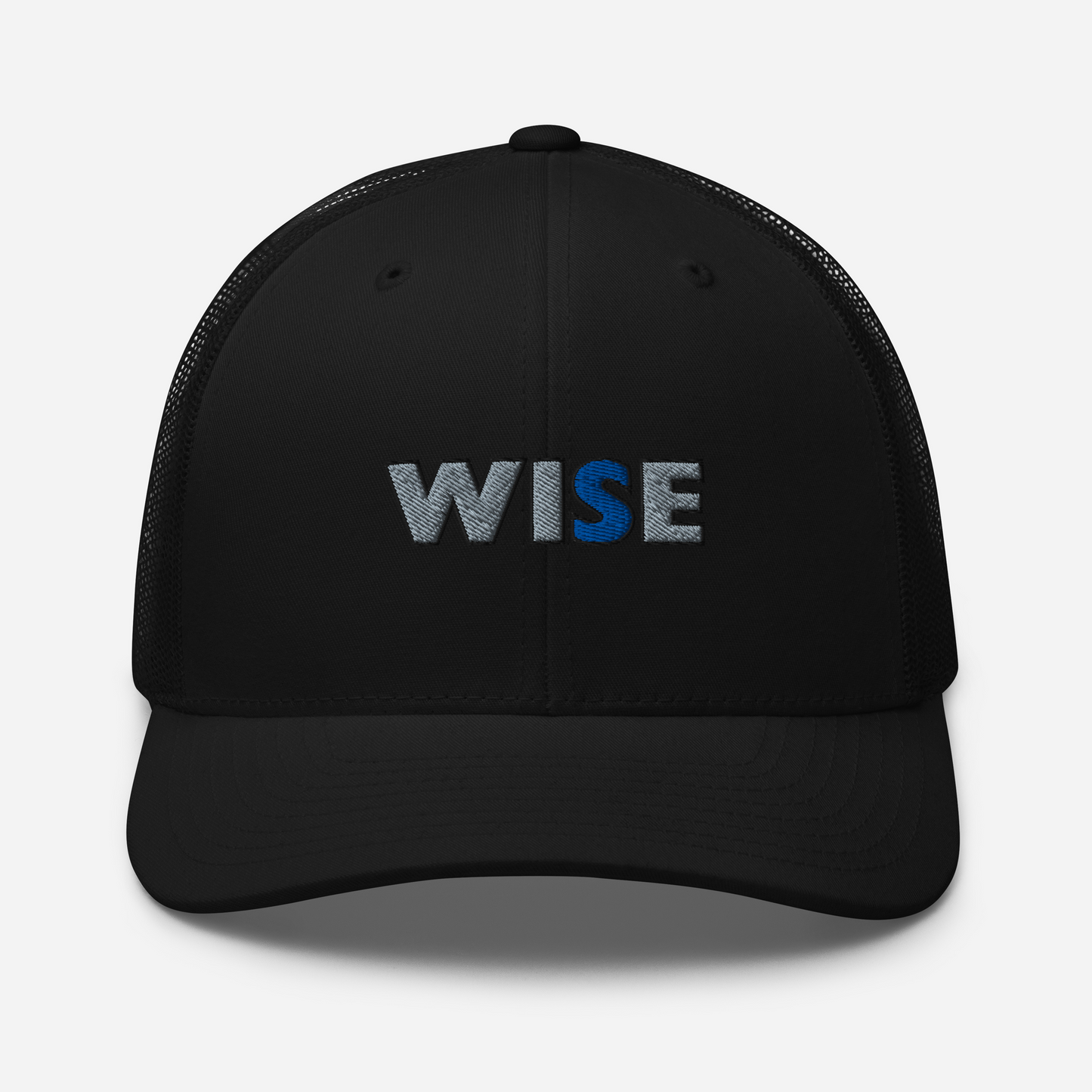 WISE LETTERED TRUCKER HAT