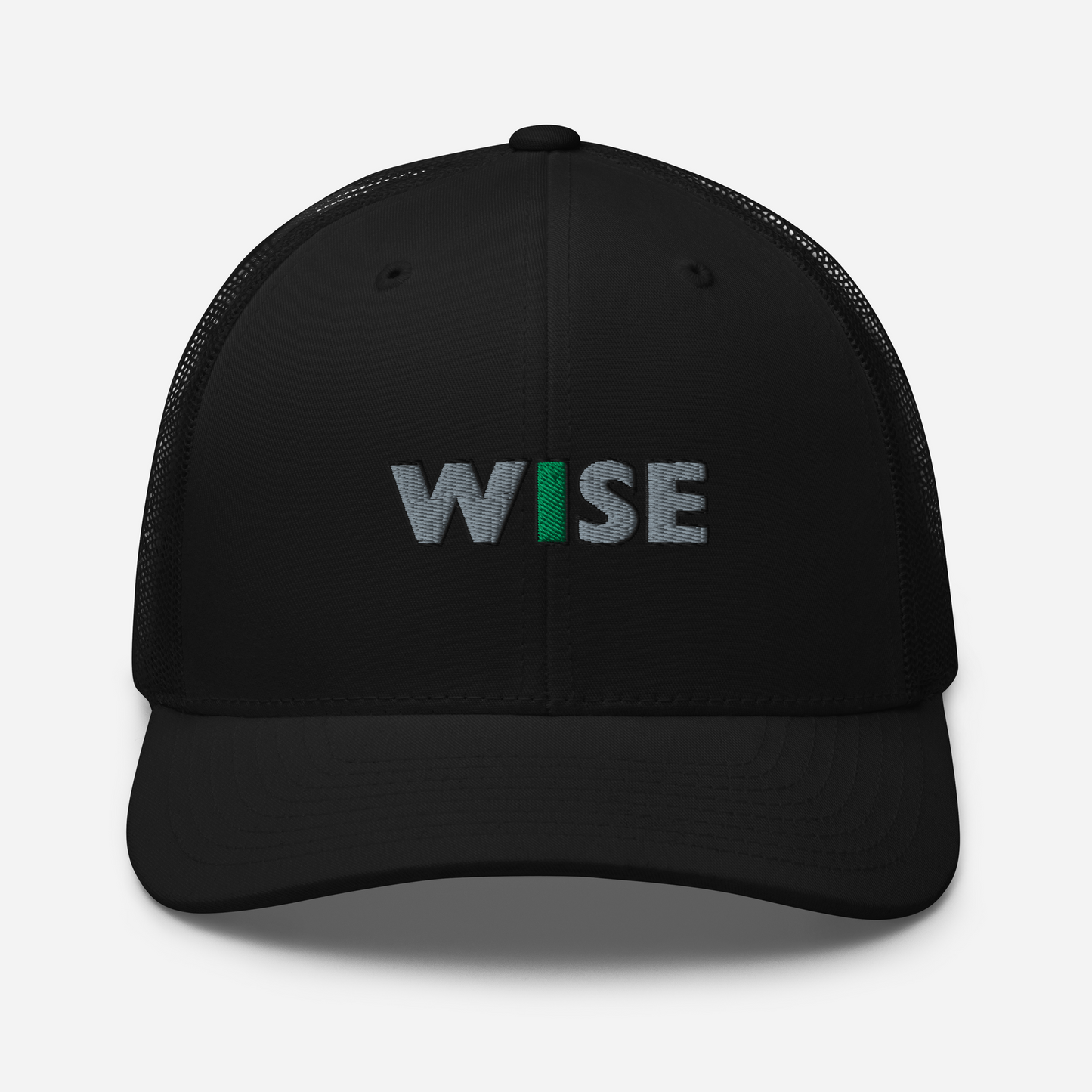WISE LETTERED TRUCKER HAT